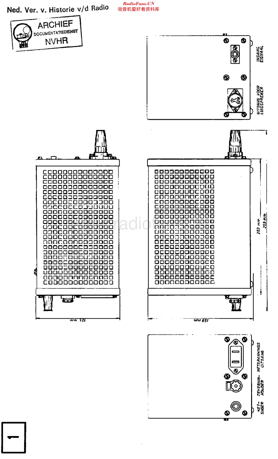 Philips_HF303维修电路原理图.pdf_第1页