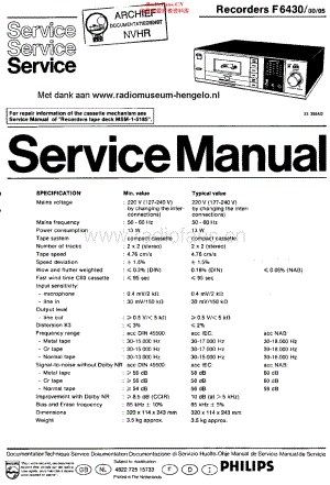 Philips_F6430维修电路原理图.pdf