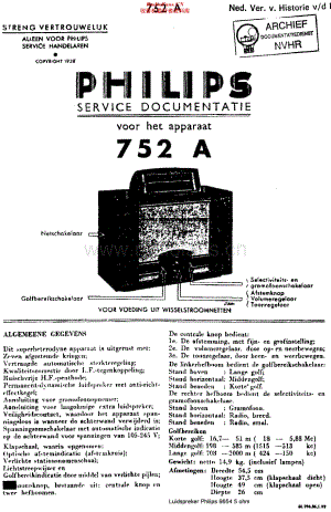 Philips_752A 维修电路原理图.pdf