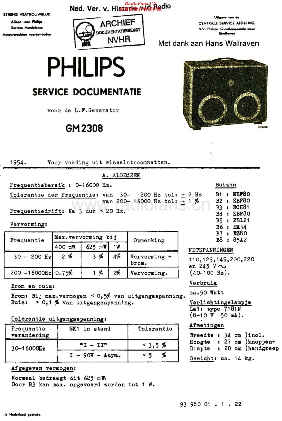 Philips_GM2308维修电路原理图.pdf_第1页