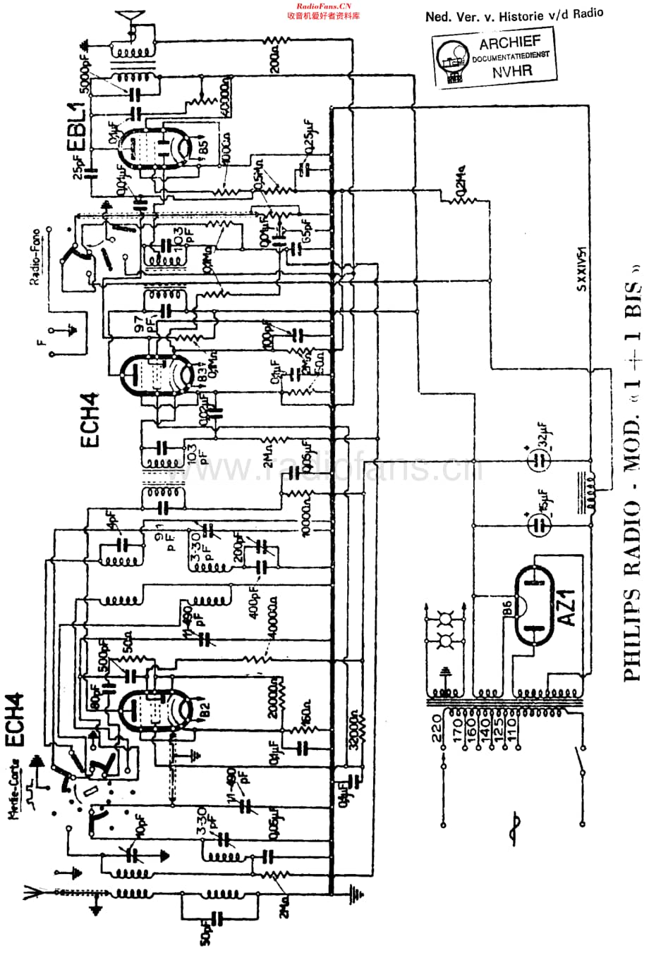 Philips_1Plus1Bis 维修电路原理图.pdf_第1页