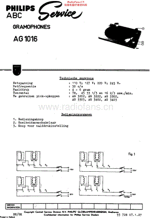 Philips_AG1016 维修电路原理图.pdf