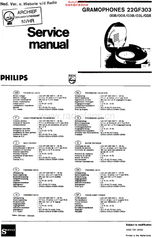 Philips_22GF303 维修电路原理图.pdf