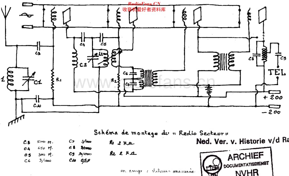 Pericaud_RadioSecteur 维修电路原理图.pdf_第1页