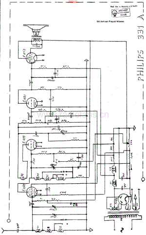 Philips_331A 维修电路原理图.pdf