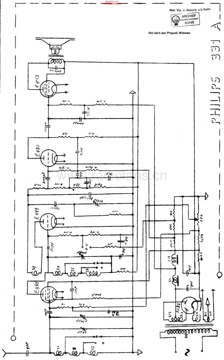 Philips_331A 维修电路原理图.pdf_第1页