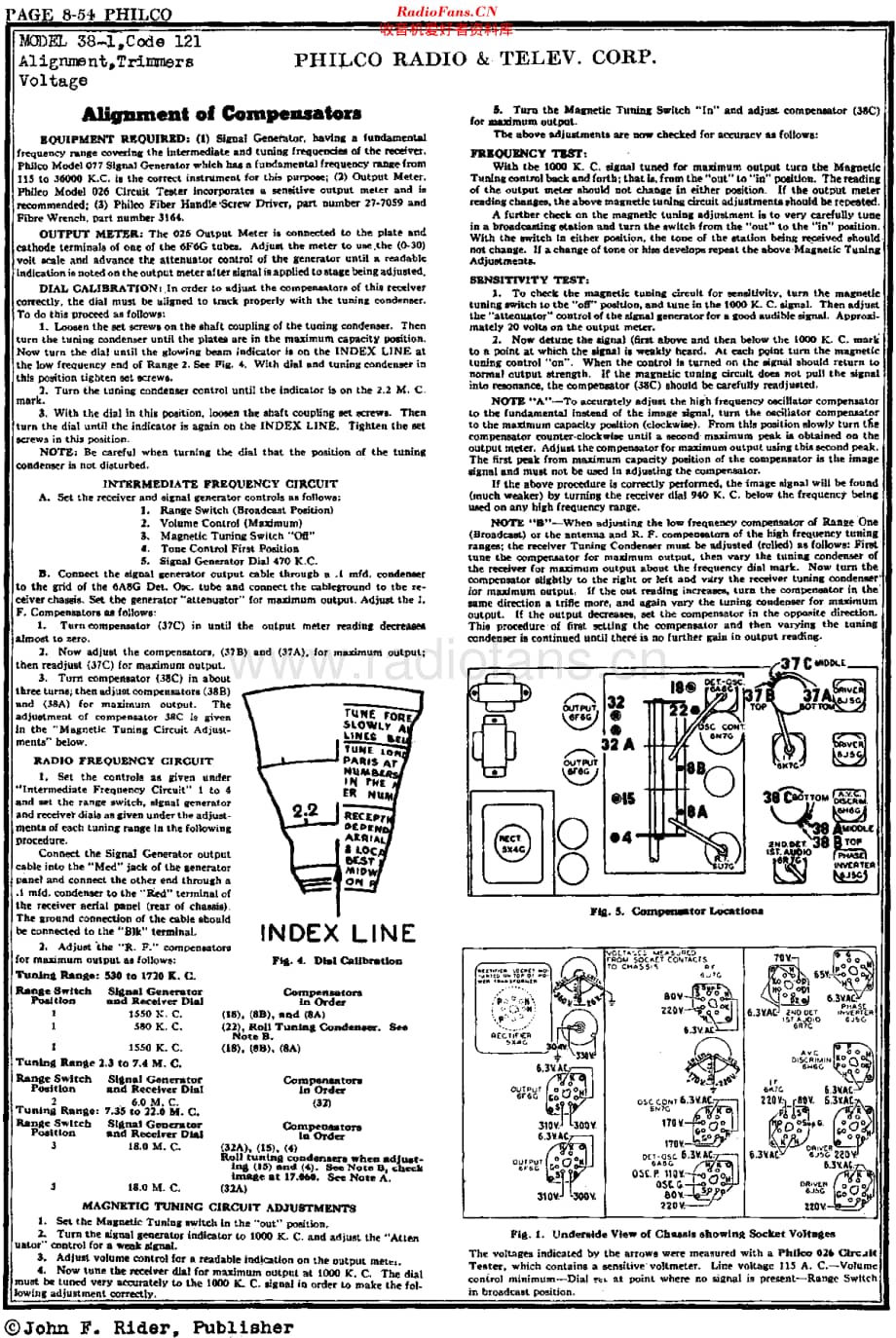Philco_38-1XX 维修电路原理图.pdf_第3页