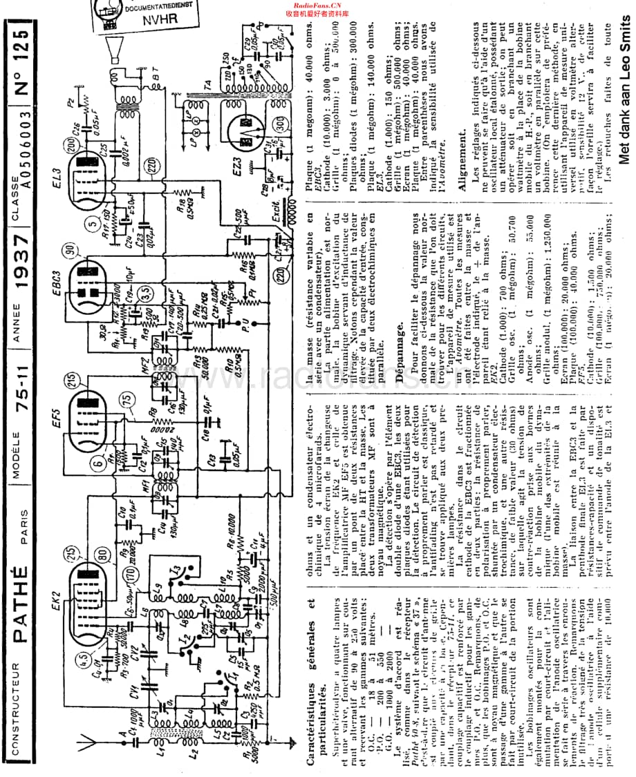 PatheMarconi_75-11 维修电路原理图.pdf_第1页