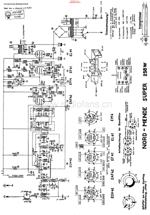 Nordmende_258W维修电路原理图.pdf