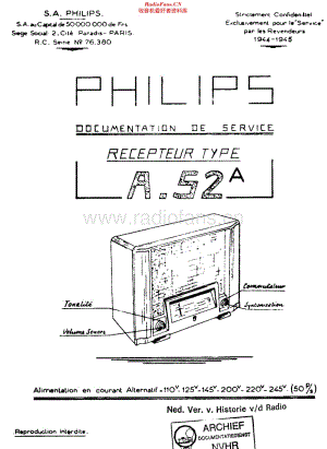 Philips_A52A 维修电路原理图.pdf