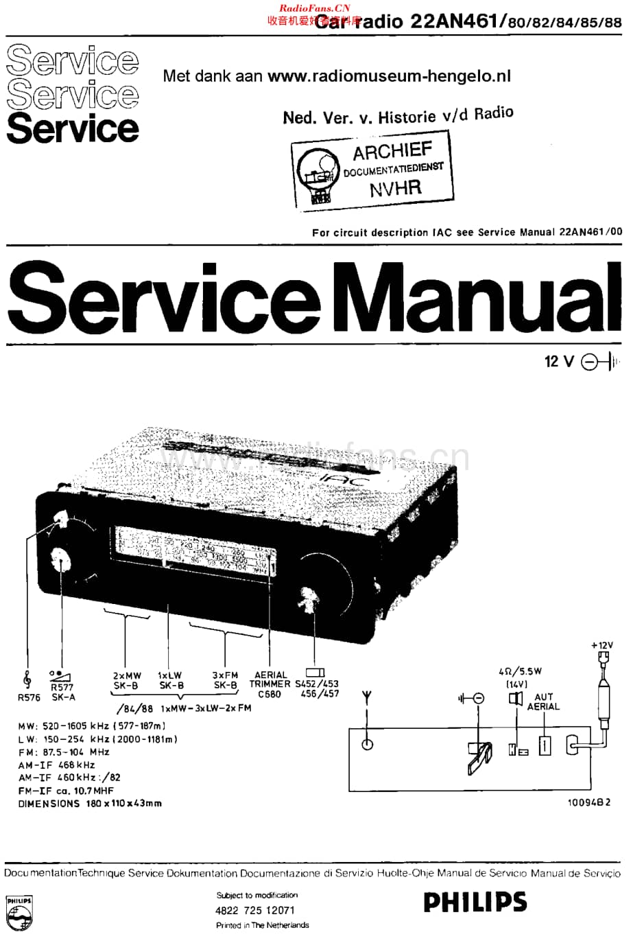 Philips_22AN461-80-82-84-85-88 维修电路原理图.pdf_第1页
