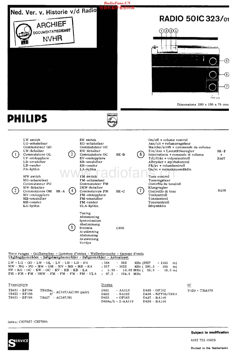Philips_50IC323 维修电路原理图.pdf_第1页