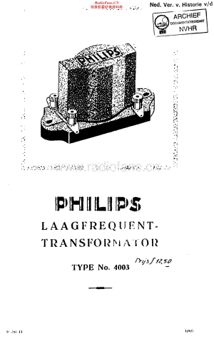 Philips_4003 维修电路原理图.pdf
