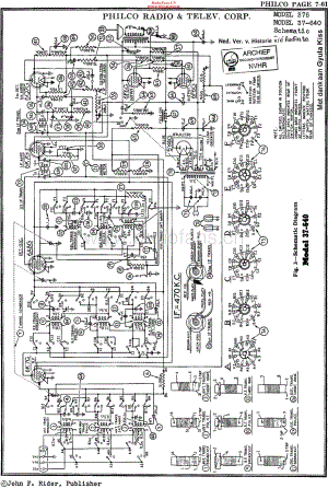 Philco_37-640 维修电路原理图.pdf