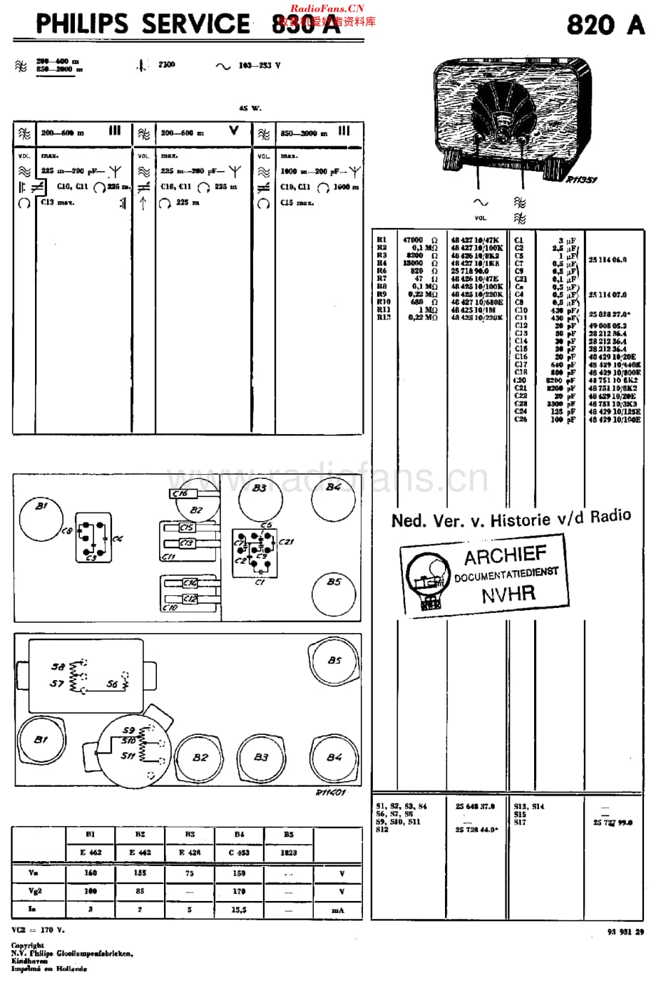Philips_830A 维修电路原理图.pdf_第1页