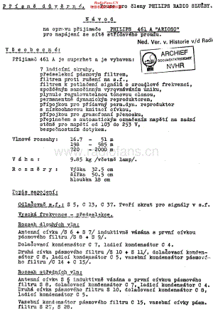 Philips_461A-14 维修电路原理图.pdf