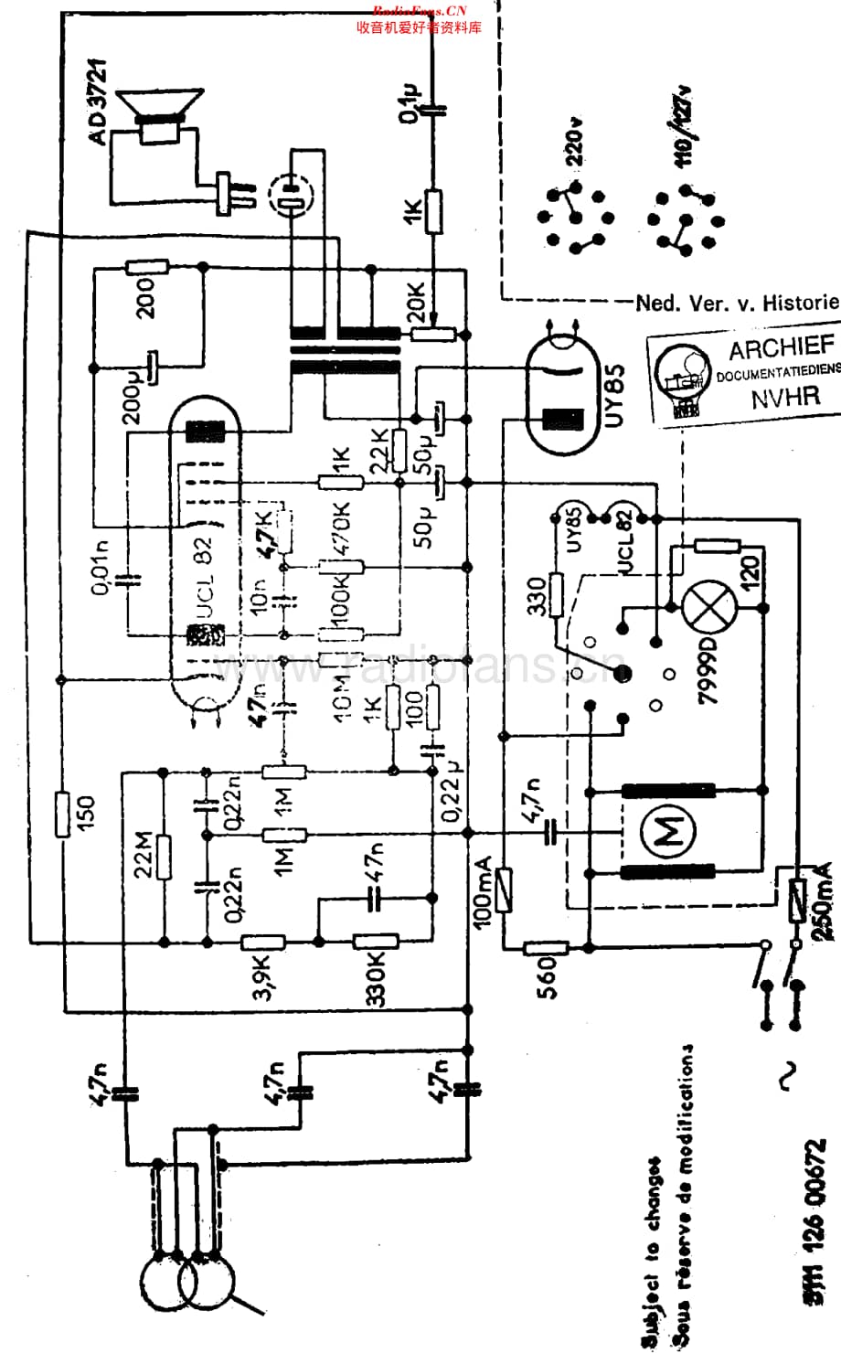 Philips_22GF332 维修电路原理图.pdf_第1页