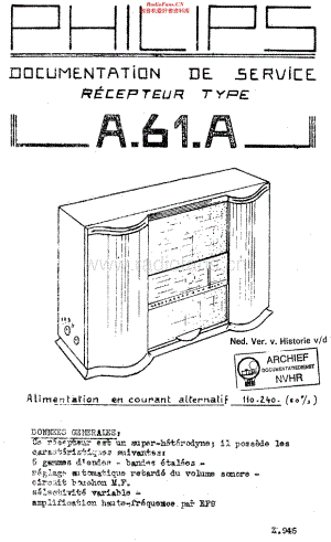 Philips_A61A 维修电路原理图.pdf