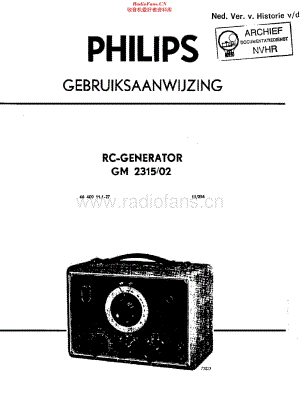 Philips_GM2315-02维修电路原理图.pdf