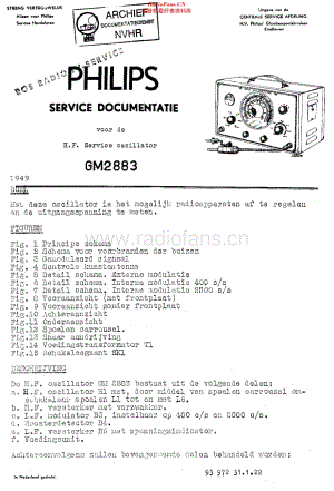 Philips_GM2883维修电路原理图.pdf