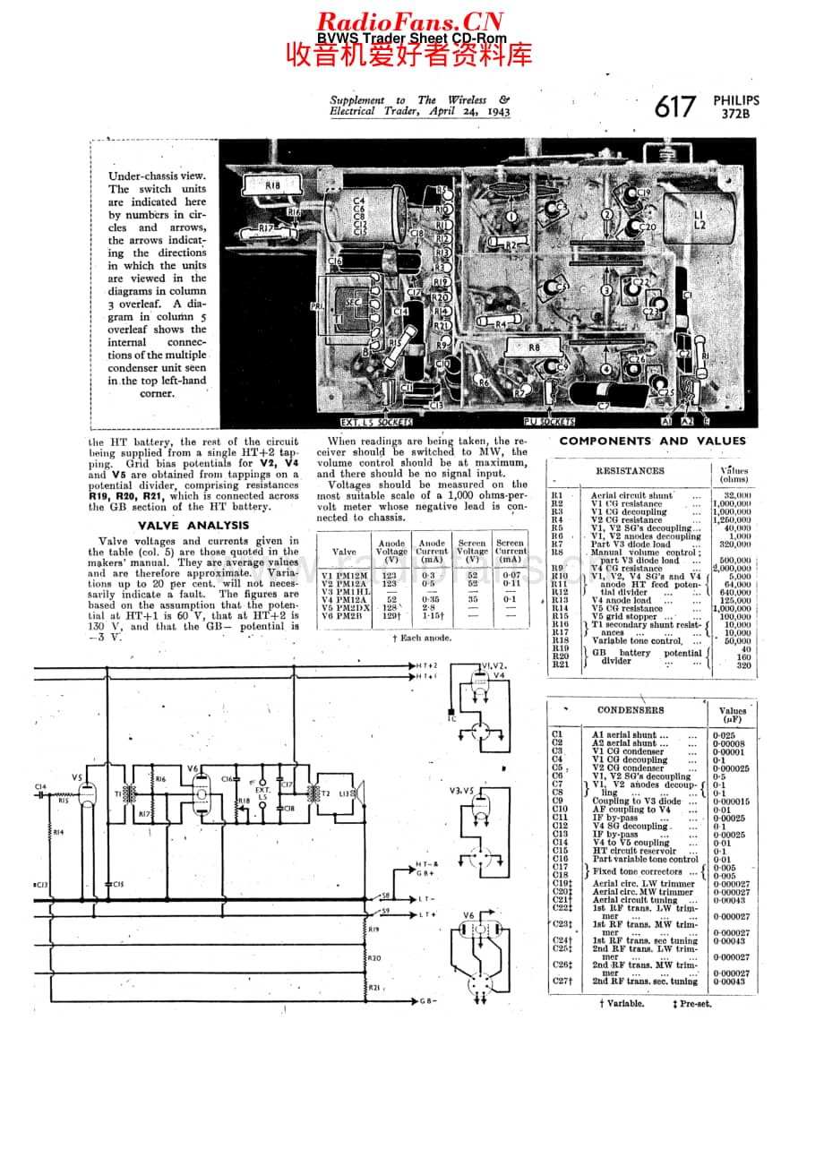 Philips_372B 维修电路原理图.pdf_第2页