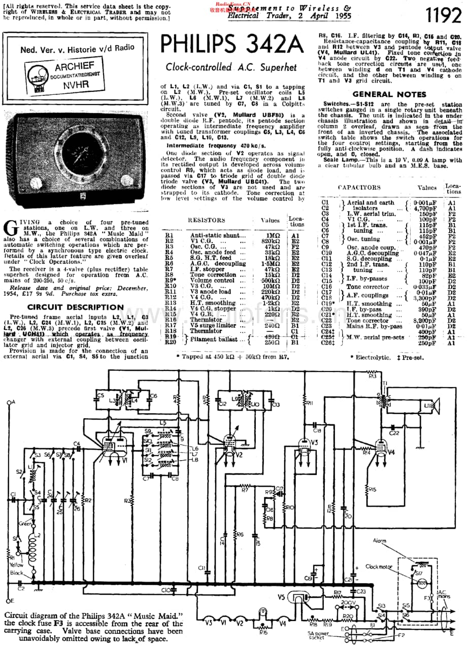 Philips_BG342A 维修电路原理图.pdf_第1页