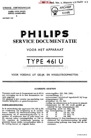 Philips_461U 维修电路原理图.pdf