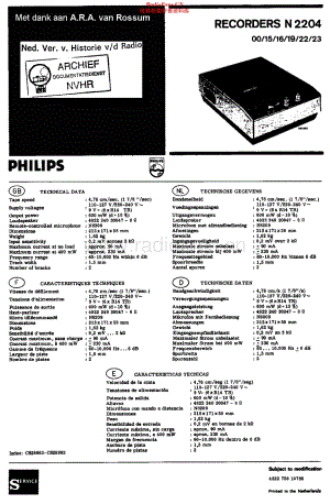 Philips_N2204维修电路原理图.pdf