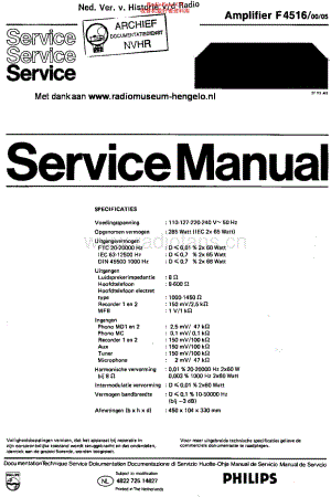 Philips_F4516维修电路原理图.pdf