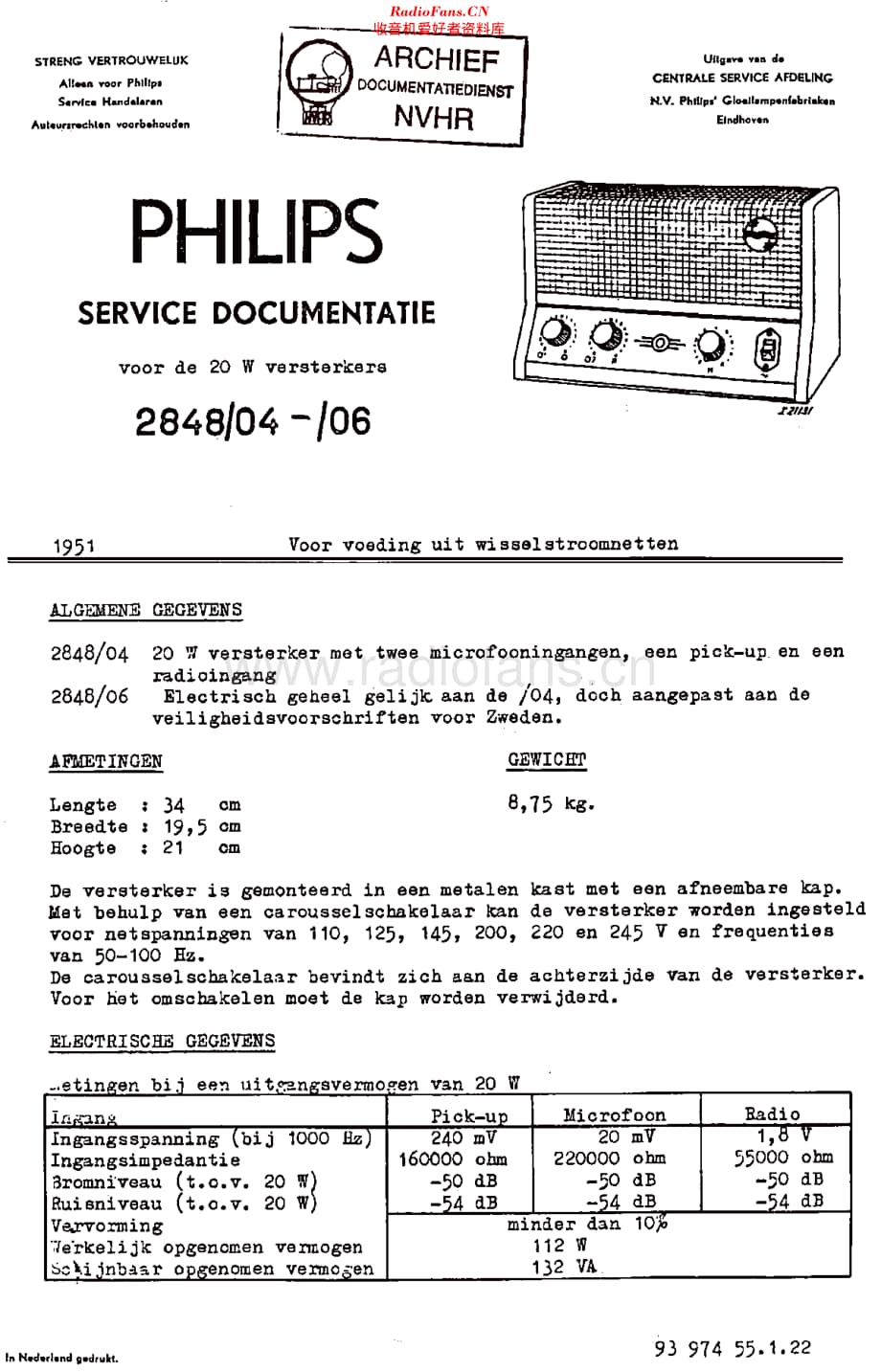 Philips_2848-04-06 维修电路原理图.pdf_第1页