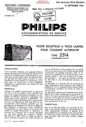 Philips_2514 维修电路原理图.pdf
