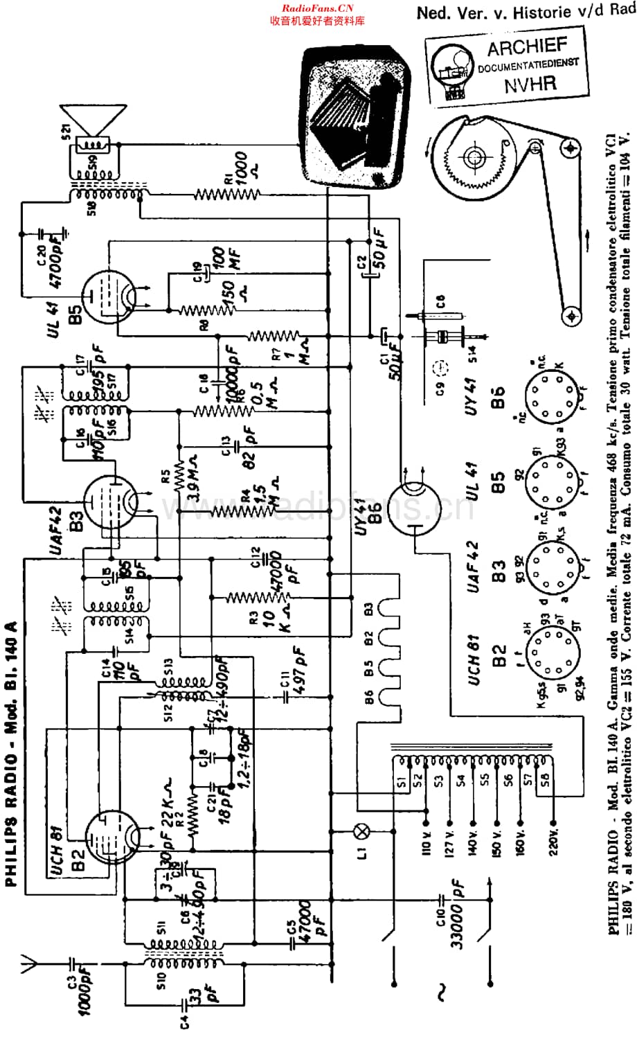 Philips_BI140A 维修电路原理图.pdf_第1页