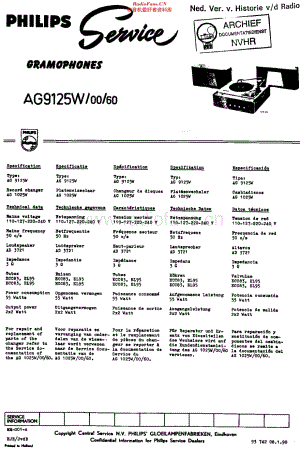 Philips_AG9125W 维修电路原理图.pdf