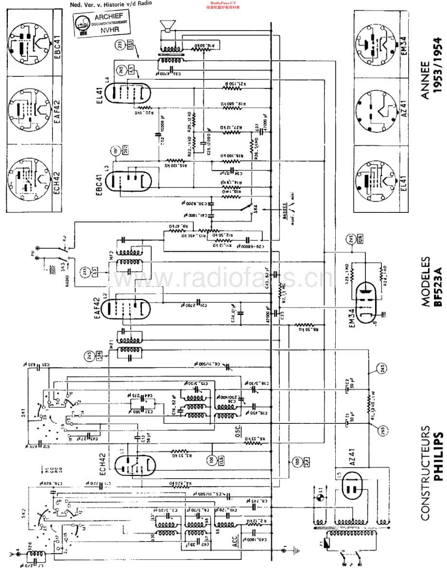 Philips_BF523A 维修电路原理图.pdf_第1页