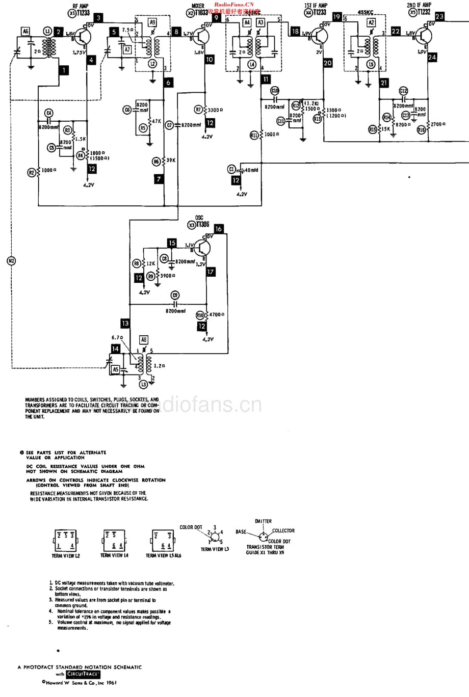 Philco_T901 维修电路原理图.pdf_第2页