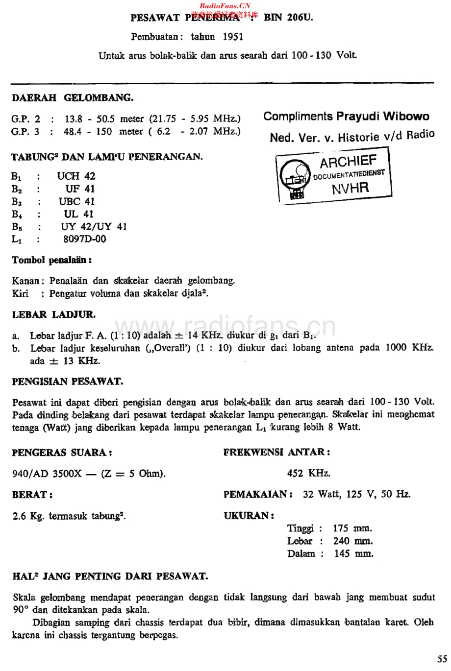 Philips_BIN206U 维修电路原理图.pdf_第1页
