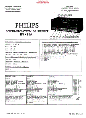 Philips_B5X84A 维修电路原理图.pdf