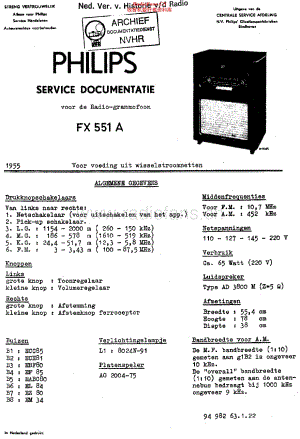 Philips_FX551A维修电路原理图.pdf