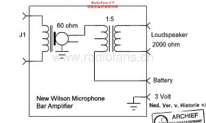 NewWilson_MicrophoneBarAmplifier维修电路原理图.pdf