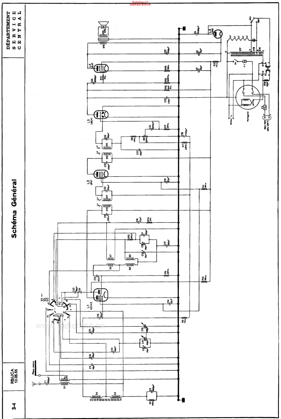 Philips_BF343A 维修电路原理图.pdf_第3页