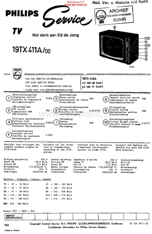 Philips_19TX411A 维修电路原理图.pdf
