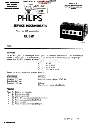 Philips_EL6411维修电路原理图.pdf