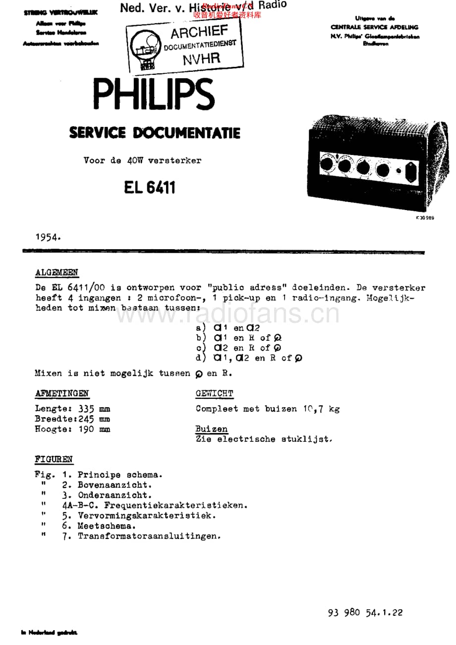 Philips_EL6411维修电路原理图.pdf_第1页