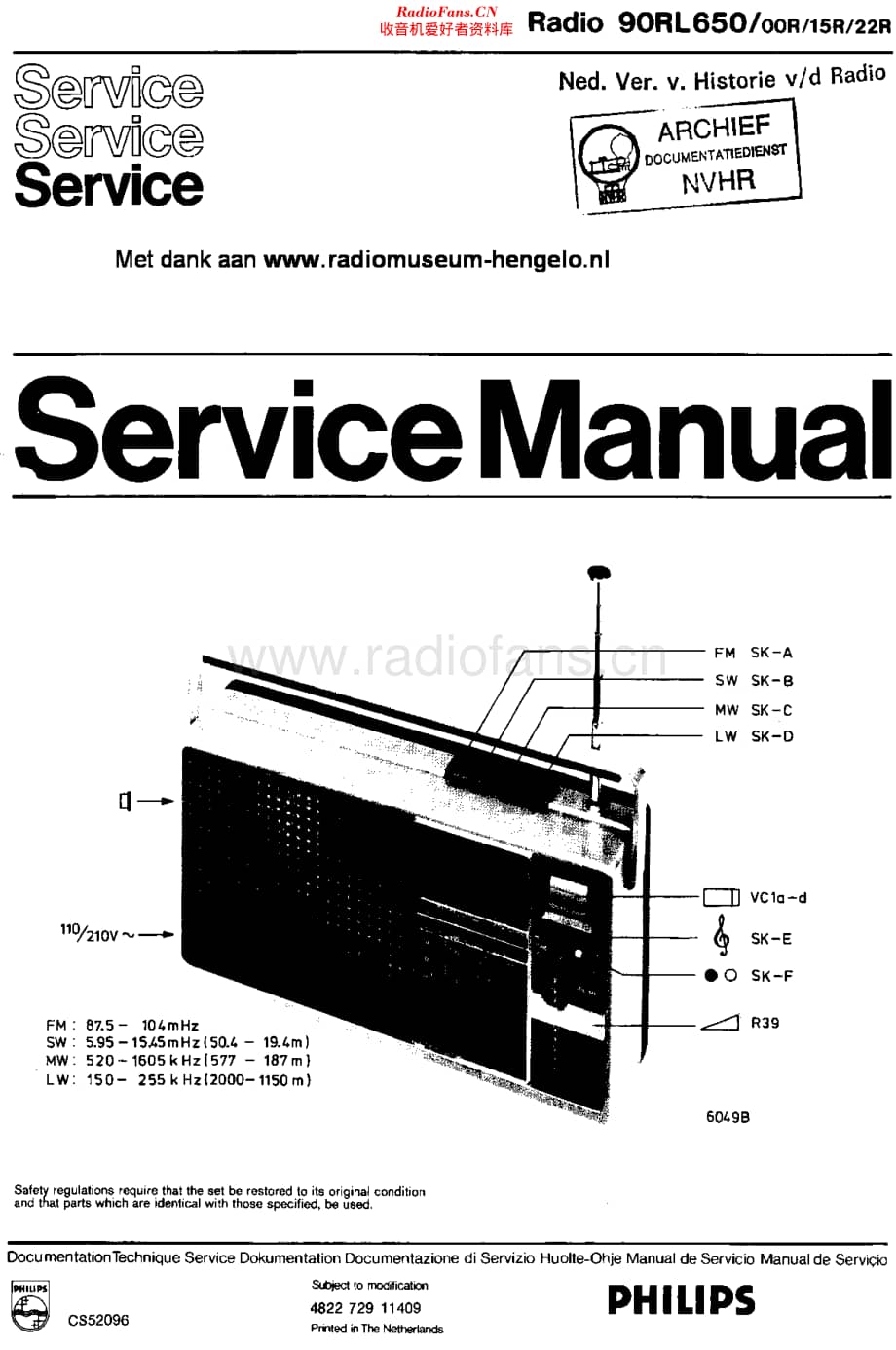 Philips_90RL650 维修电路原理图.pdf_第1页