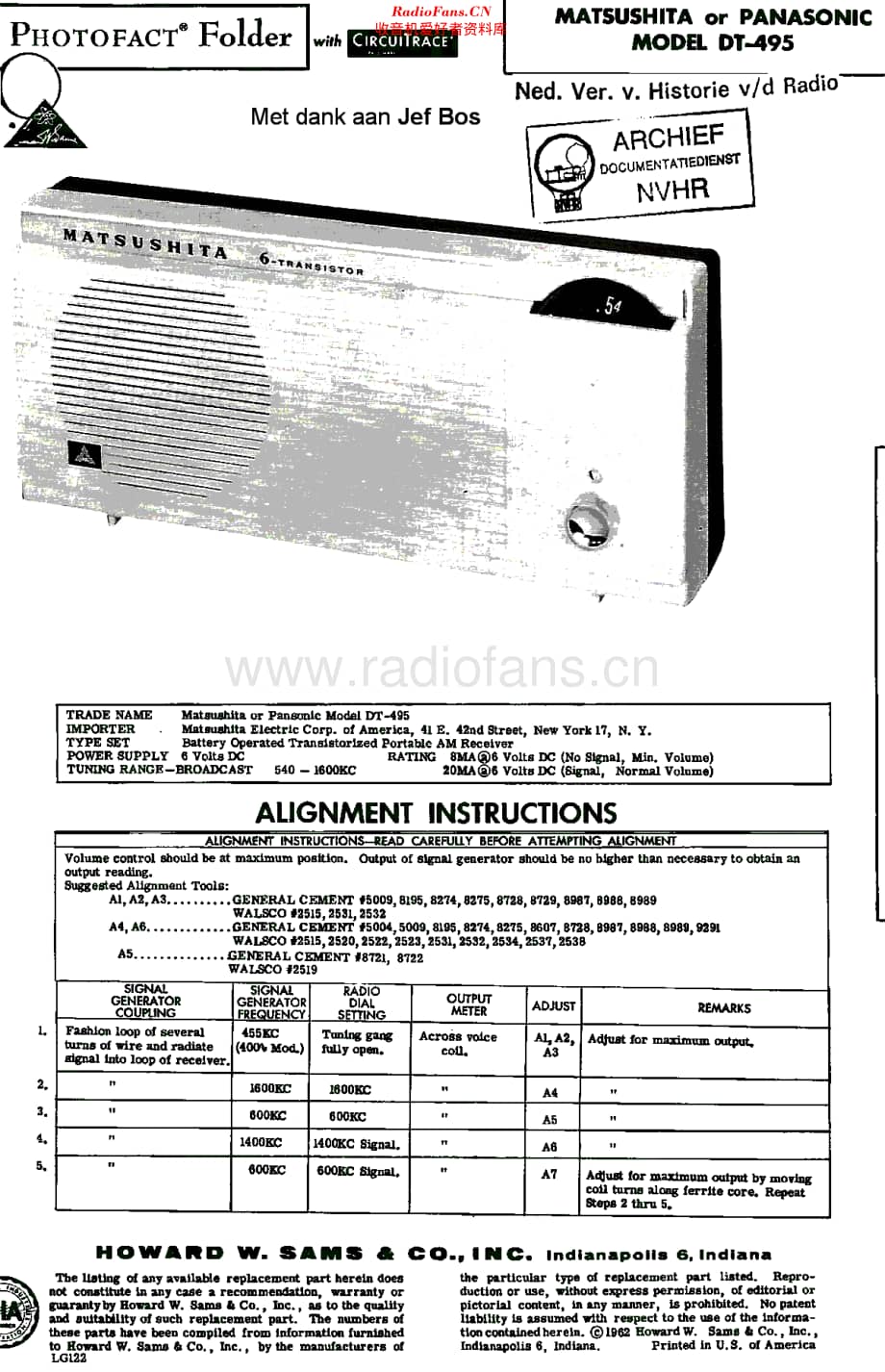 Panasonic_DT495 维修电路原理图.pdf_第1页