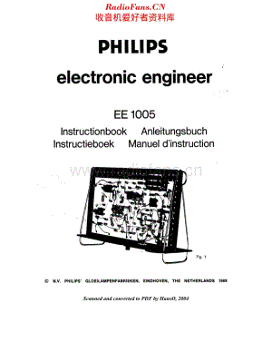 Philips_EE1005维修电路原理图.pdf