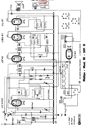 Philips_BI201U 维修电路原理图.pdf