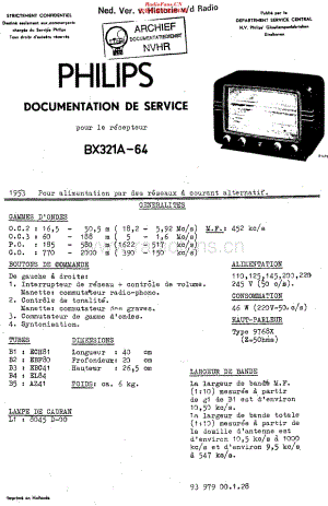 Philips_BX321A-64维修电路原理图.pdf