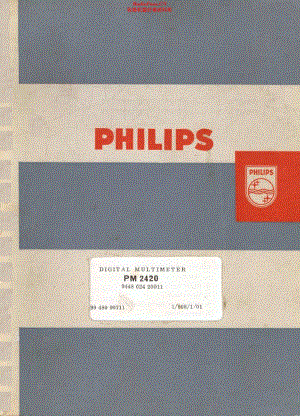 Philips_PM2420维修电路原理图.pdf