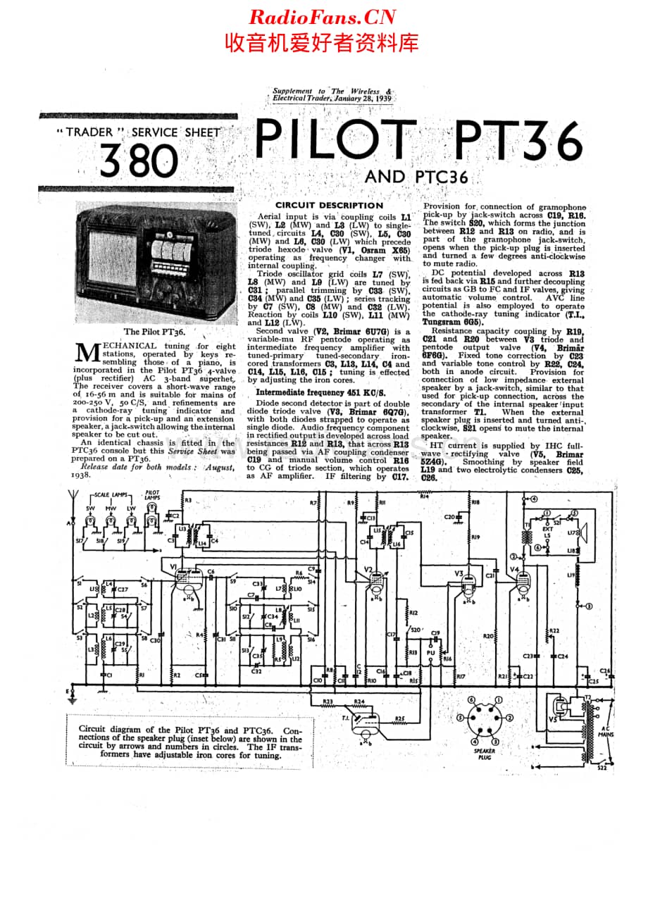 Pilot_PT36维修电路原理图.pdf_第1页